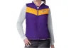 G-iii Minnesota Vikings Women's Reversible Game Rule Vest In Purple In Purple