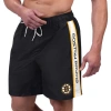 G-iii Sports By Carl Banks Black Boston Bruins Streamline Volley Swim Trunks In Black