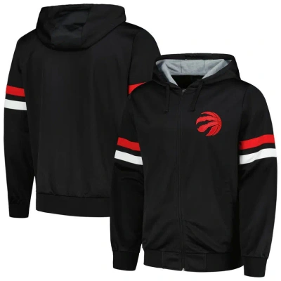 G-iii Sports By Carl Banks Black Toronto Raptors Contender Full-zip Hoodie Jacket