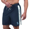 G-iii Sports By Carl Banks Deep Sea Blue Seattle Kraken Streamline Volley Swim Trunks In Navy