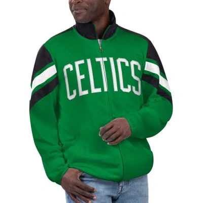 G-iii Sports By Carl Banks Green Boston Celtics Game Ball Full-zip Track Jacket