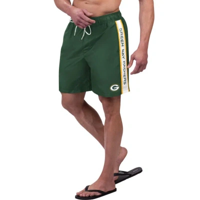 G-iii Sports By Carl Banks Green Green Bay Packers Streamline Volley Swim Shorts