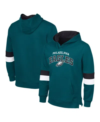 G-iii Sports By Carl Banks Men's Buffalo Bills Adaptive Faceoff Pullover Hoodie In Green,black
