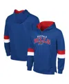 G-iii Sports By Carl Banks Men's Buffalo Bills Adaptive Faceoff Pullover Hoodie In Royal,red