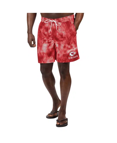 G-III SPORTS BY CARL BANKS MEN'S G-III SPORTS BY CARL BANKS RED KANSAS CITY CHIEFS CHANGE UP VOLLEY SWIM TRUNKS