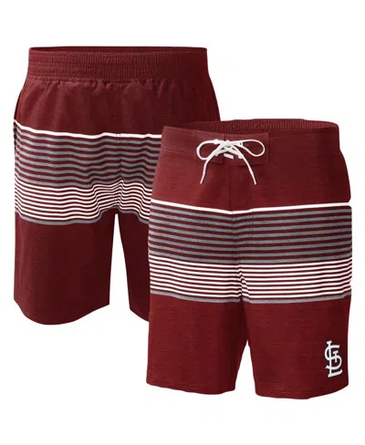 G-iii Sports By Carl Banks Men's  Burgundy Philadelphia Phillies Coastline Volley Swim Shorts In Red