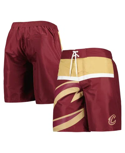 G-iii Sports By Carl Banks Men's  Wine Cleveland Cavaliers Sea Wind Swim Trunks