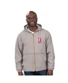 G-iii Sports By Carl Banks Men's Gray Boston Red Sox Full-zip Rain Jacket In Gray