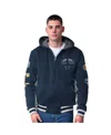 G-iii Sports By Carl Banks Navy Dallas Cowboys No Huddle Commemorative Full-zip Hoodie Jacket In Navy