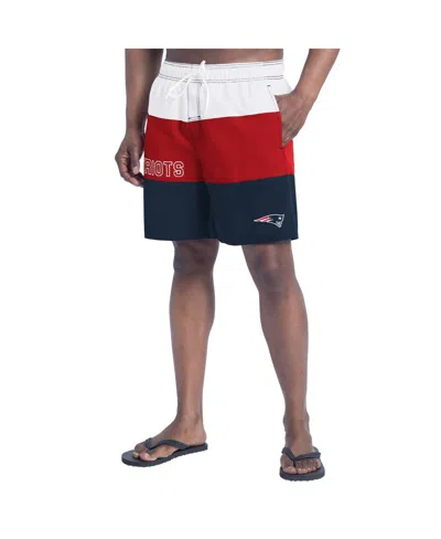 G-iii Sports By Carl Banks Navy/red New England Patriots Sunrise Volley Swim Shorts In Multi