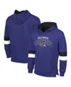 G-iii Sports By Carl Banks Men's Purple/black Baltimore Ravens Adaptive Faceoff Pullover Hoodie In Multi