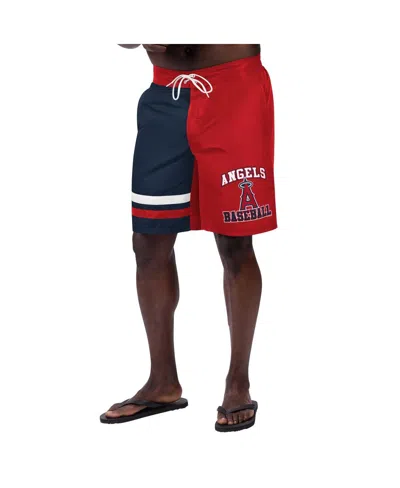 G-iii Sports By Carl Banks Men's Red Los Angeles Angels Anchor Swim Trunks