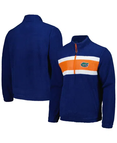 G-iii Sports By Carl Banks Men's Royal Florida Gators Pinch Runner Half-zip Top