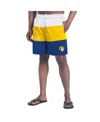 G-iii Sports By Carl Banks Men's Royal/gold Los Angeles Rams Sunrise Volley Swim Shorts In Multi