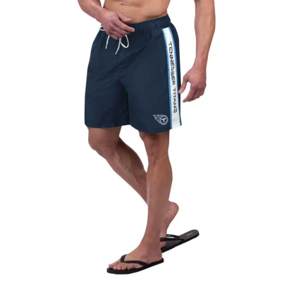 G-iii Sports By Carl Banks Navy Tennessee Titans Streamline Volley Swim Shorts