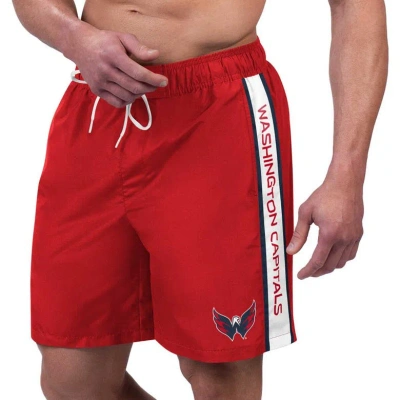 G-iii Sports By Carl Banks Red Washington Capitals Streamline Volley Swim Trunks