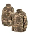 G-iii Sports By Carl Banks Women's  Camo Pittsburgh Penguins Sherpa Quarter-zip Jacket In Camo