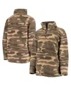 G-iii Sports By Carl Banks Women's  Camo Washington Capitals Sherpa Quarter-zip Jacket In Camo