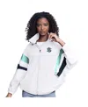 G-iii Sports By Carl Banks Women's White Seattle Kraken Game News Oversized Full-zip Hoodie Jacket In Cream