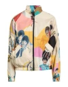 G. Kero Woman Jacket Cream Size M Cotton In White