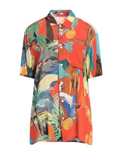 G. Kero Woman Shirt Red Size M Viscose