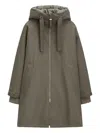 G-lab Joy Parka Coat In Gray