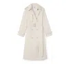 G. Label By Goop Diane Trench Coat In Vanilla