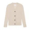 G. Label By Goop Karla Shrunken Cardigan In Oat