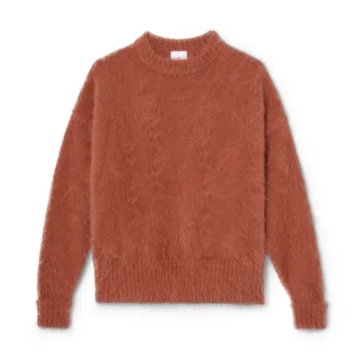 G. Label By Goop Oversize Angora Crew In Rose