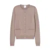 G. Label By Goop Parker Cardigan In Stone Gray