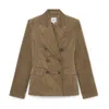 G. Label By Goop Poet's Blazer In Cognac
