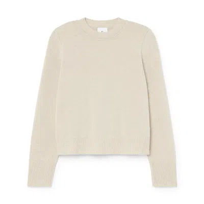 G. Label By Goop Reggie Half-milano Sweater In Ivory