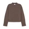 G. Label By Goop Relaxed Crewneck Sweater In Doe