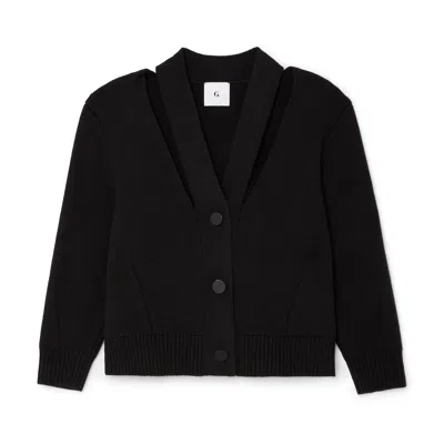 G. Label By Goop Rozaline Evening Cardigan In Black