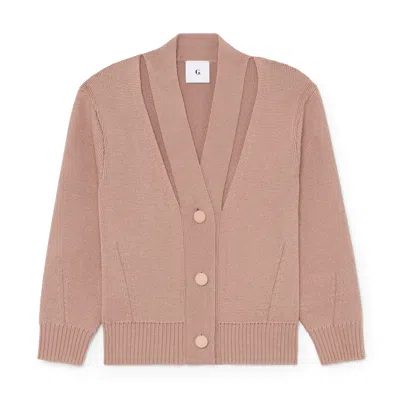 G. Label By Goop Rozaline Evening Cardigan In Blush