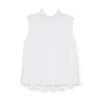 G. LABEL BY GOOP RUFFLE-TRIM TOP