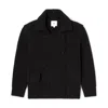 G. Label By Goop Shrunken Sweater Jacket In Black