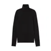 G. Label By Goop Slim Cashmere Turtleneck In Black