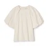 G. Label By Goop Statement-sleeve Top In Ivory
