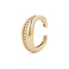 G. Label By Goop Tait Pavé Ear Cuff​ Earring In Yellow Gold,white Diamonds