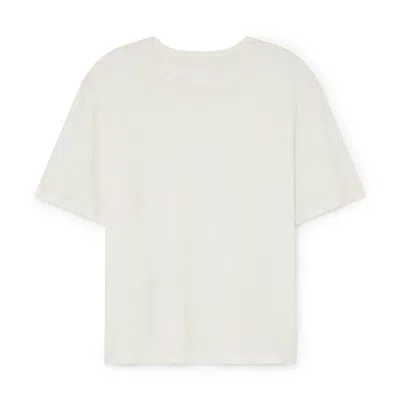 G. Label By Goop The Luxe Tee In Off White