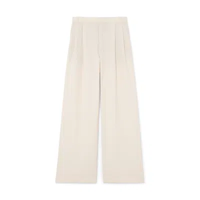 G. Label By Goop The Palazzo Trouser In Ivory
