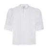 G. Label By Goop The Puff-sleeve Blouse In White