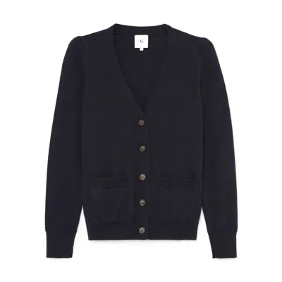 G. Label By Goop The Signature Cardigan In Navy