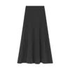 G. Label By Goop The Sleek Knit Skirt In Charcoal