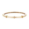 G. Label By Goop Vasco Pavé-loop Bangle​ Bracelet In Yellow Gold,white Diamonds