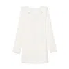G. Label Randolph Ruffle Minidress In Ivory