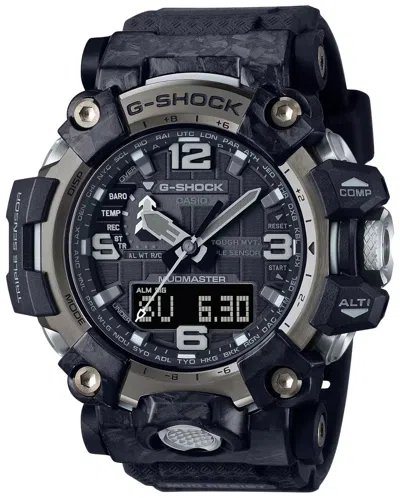 Pre-owned G-shock -shock Gwg20001a1  Mudmaster Keep Time Black Features Digital Co