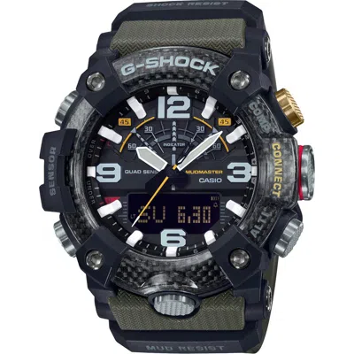 G-shock Ana Digi Chornograph Resin Strap Watch, 53mm In Black