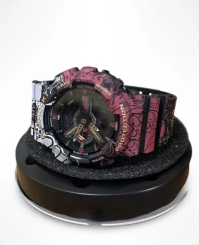 Pre-owned G-shock Authentic Casio One Piece X  Ga-110jop-1a4jr Limited W/ Box Luffy Anime